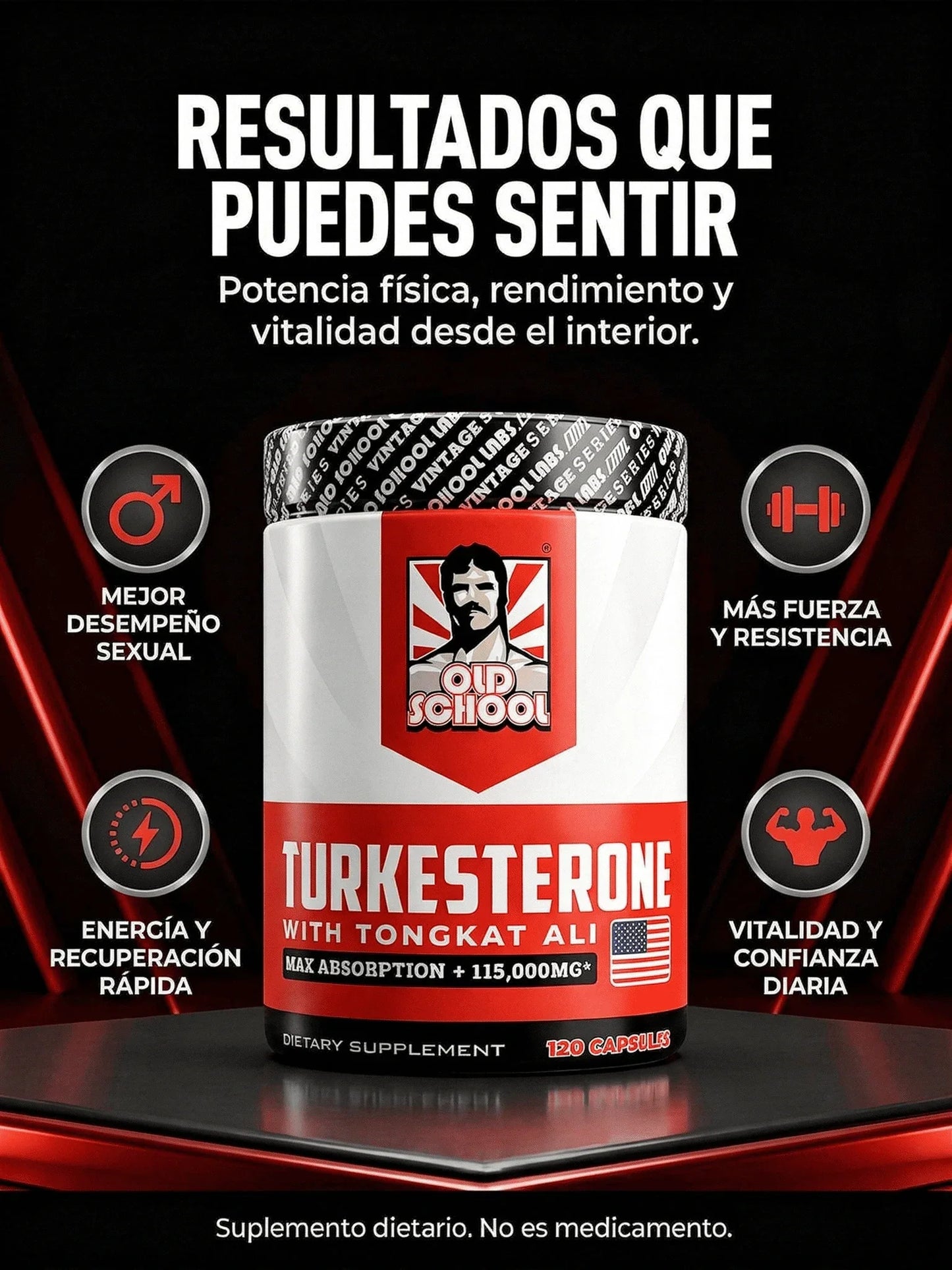 Turkesterone® 💪 Anabólico Natural IMPORTADO 🇺🇸