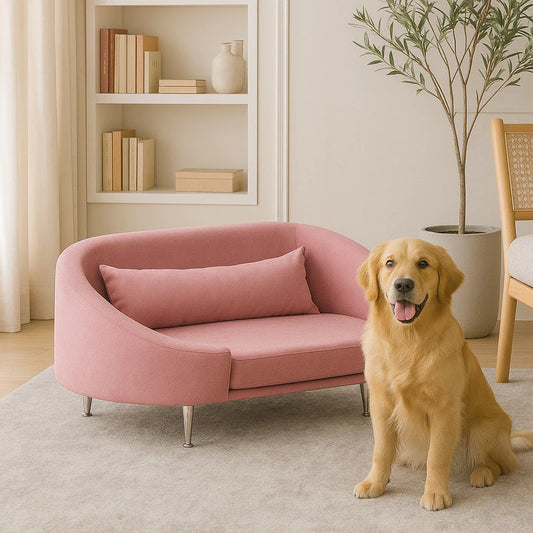 Cama Elevada para Cachorro e Gato Lavável com Almofada Macia SoftPaws